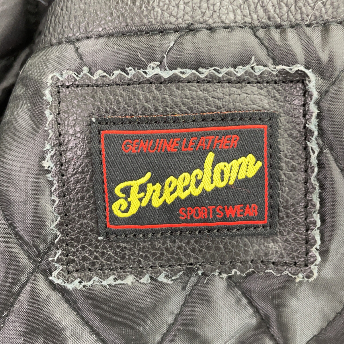 FREEDOM Cowhide Double Riders Leather Jacket Black