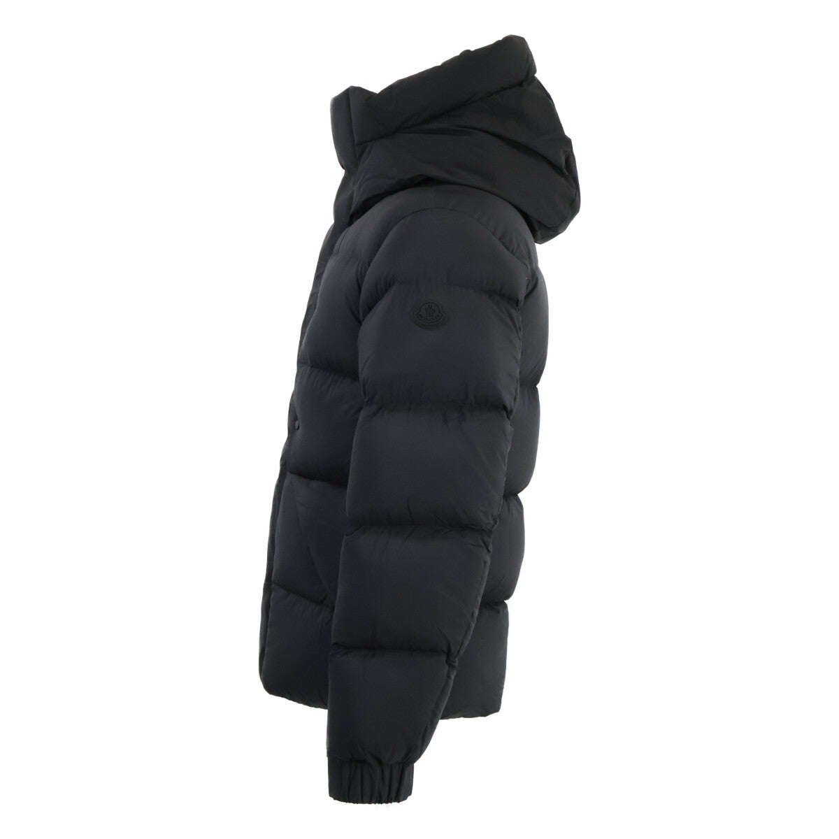 MONCLER MADEIRA 23' Embossed Logo Hooded Jacket Black Size 0