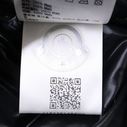 MONCLER MADEIRA 23' Embossed Logo Hooded Jacket Black Size 0