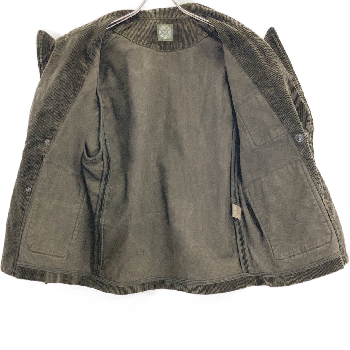Porter Classic Corduroy Double-Breasted Jacket Brown Size XS