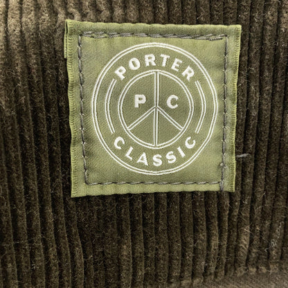 Porter Classic Corduroy Double-Breasted Jacket Brown Size XS