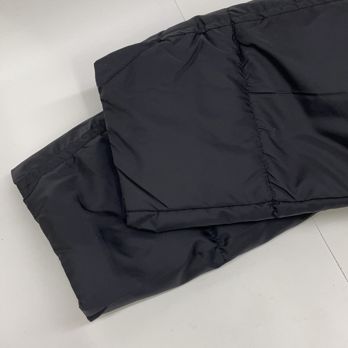 HERNO Mixed Material Detachable Hood Jacket Black Size 48