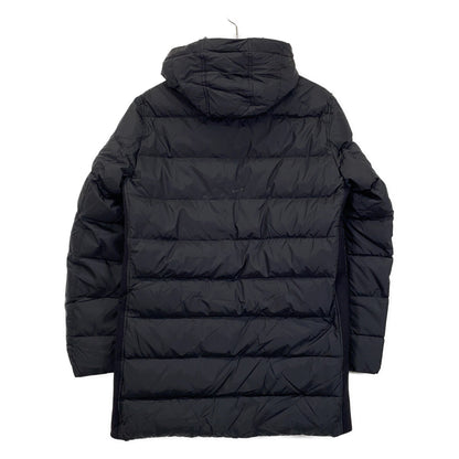 HERNO Mixed Material Detachable Hood Jacket Black Size 48