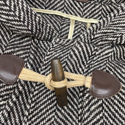 L.B.M. 1911 L.B.M. Herringbone Wool Duffle Coat Size 46