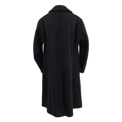DRESS&ARCHIVES Loden Double Breasted Wool Coat Black Size 50