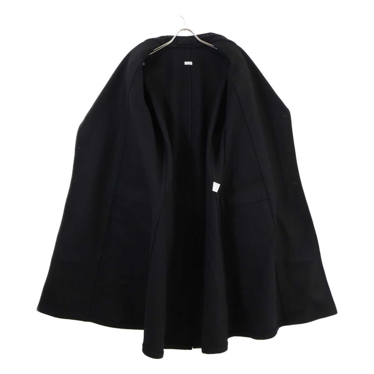 DRESS&ARCHIVES Loden Double Breasted Wool Coat Black Size 50