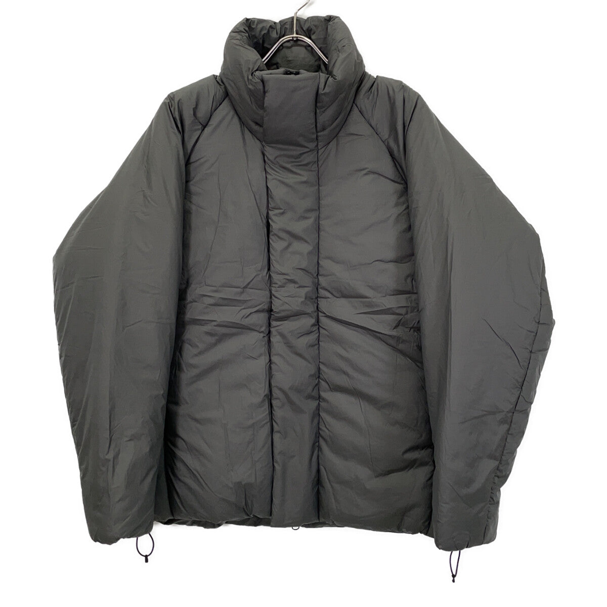 GOLDWIN Nylon Padded High Loft Puffy Shadow Gray Jacket Size 3