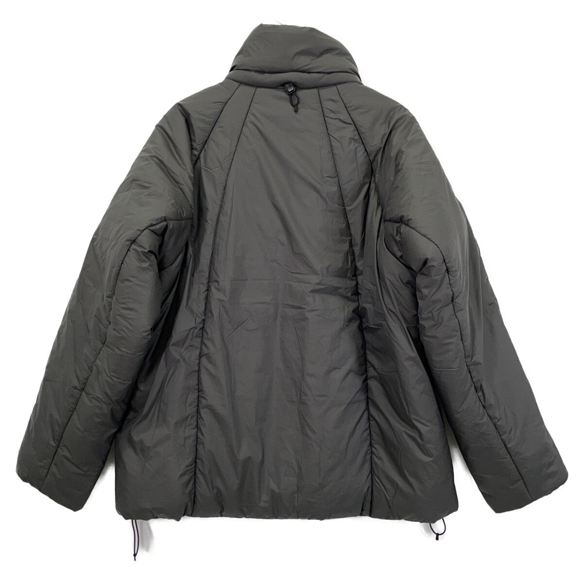 GOLDWIN Nylon Padded High Loft Puffy Shadow Gray Jacket Size 3