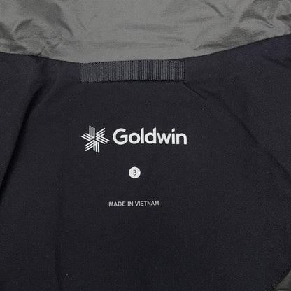 GOLDWIN Nylon Padded High Loft Puffy Shadow Gray Jacket Size 3