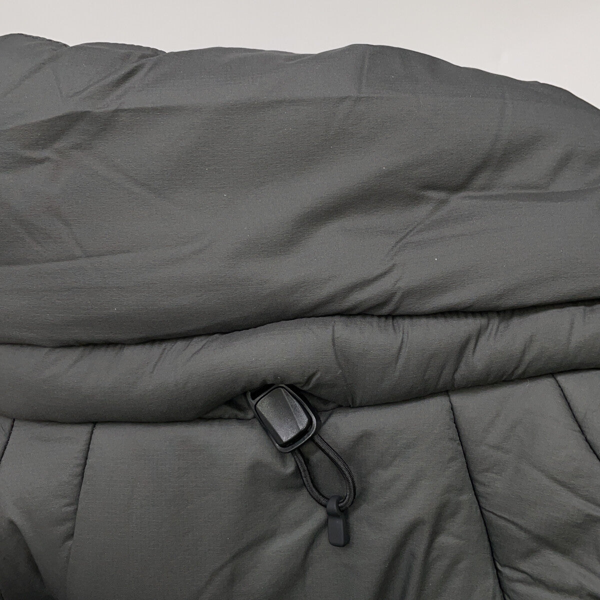 GOLDWIN Nylon Padded High Loft Puffy Shadow Gray Jacket Size 3