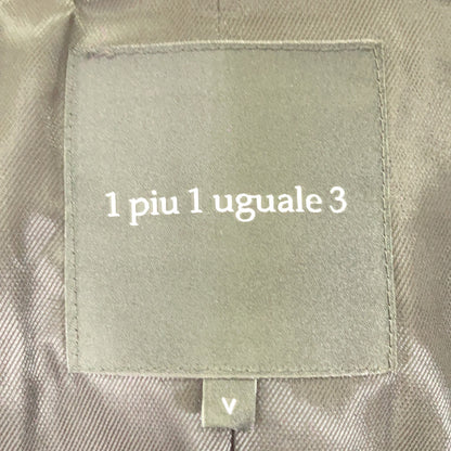 1piu1uguale3 Wool Wrap Coat Pink Size V