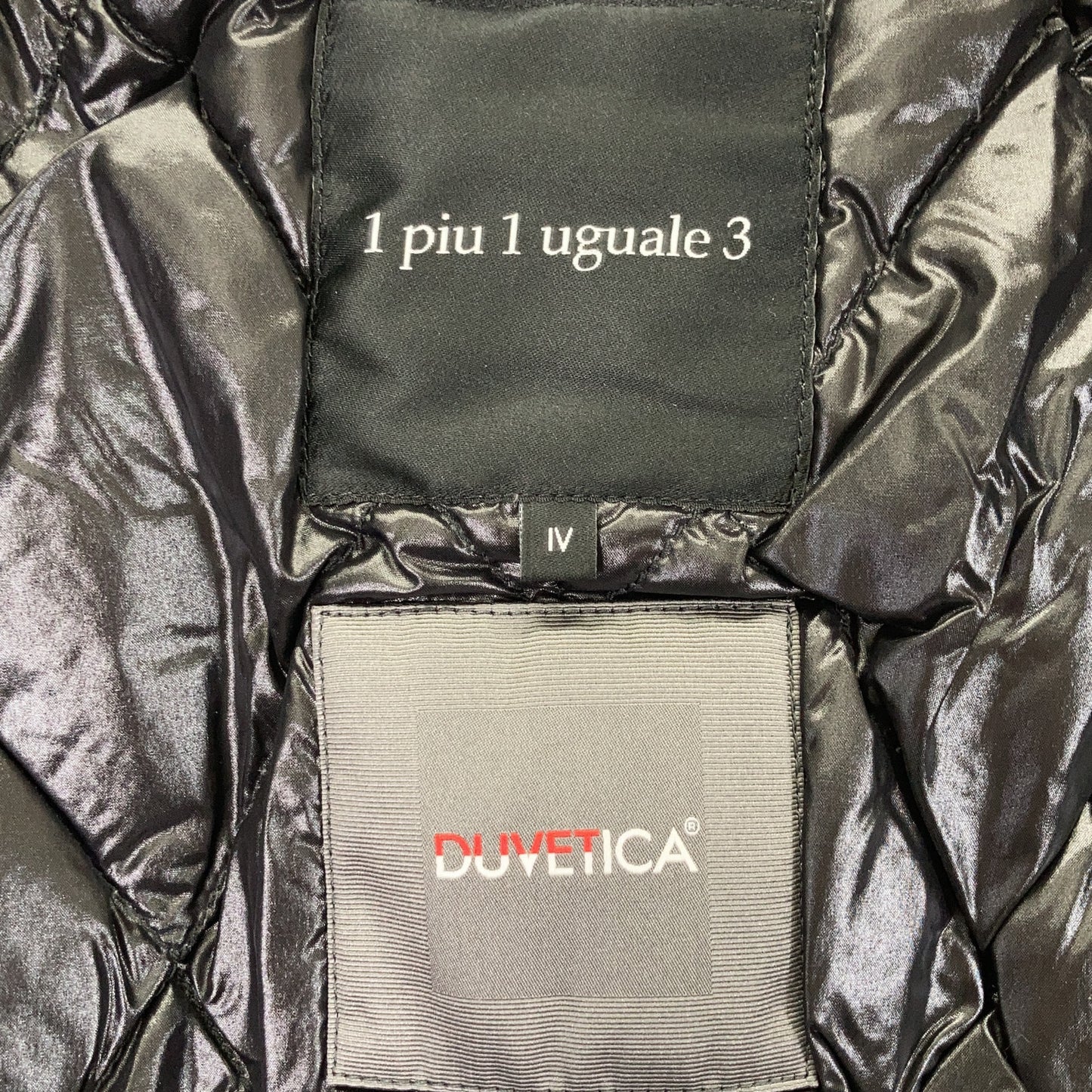 DUVETICA x1piu1uguale3 Loro Piana Down Coat Black Size IV