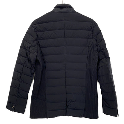 MRB 1piu1uguale3 4-Way Rib Zip Down Jacket Black Size IV