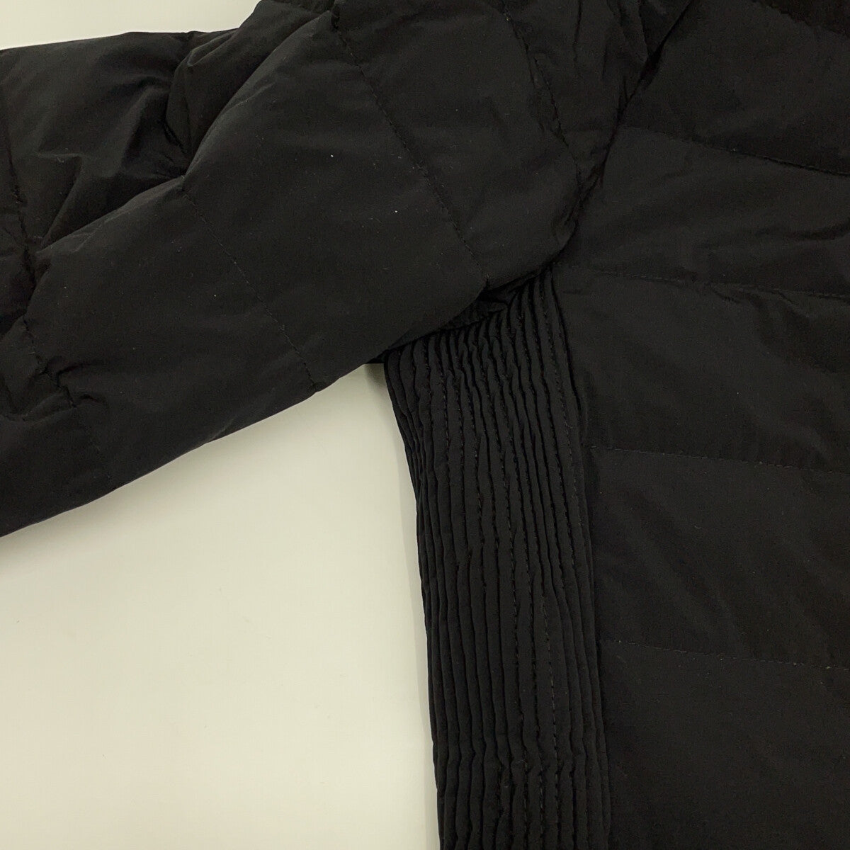 MRB 1piu1uguale3 4-Way Rib Zip Down Jacket Black Size IV
