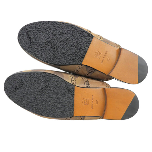 WINGTIP SANDAL 1piu1uguale3 Leather Sandals Brown Size EU 42