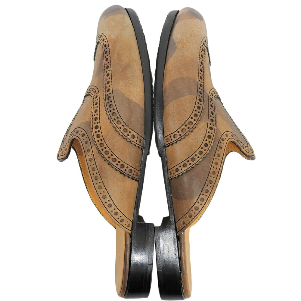 WINGTIP SANDAL 1piu1uguale3 Leather Sandals Brown Size EU 42