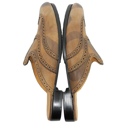 WINGTIP SANDAL 1piu1uguale3 Leather Sandals Brown Size EU 42