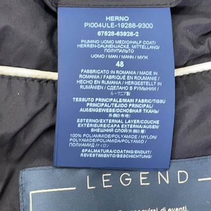 HERNO LEGEND L'ESKIMO Down Jacket Black Size 48