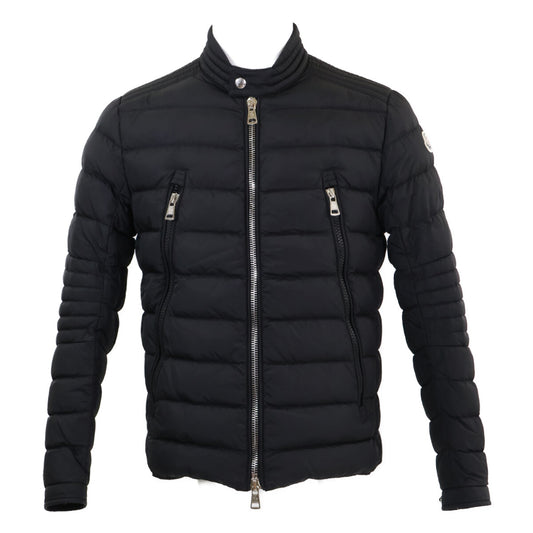 MONCLER AMIOT Nylon Zip-Up Down Jacket Black Size 1