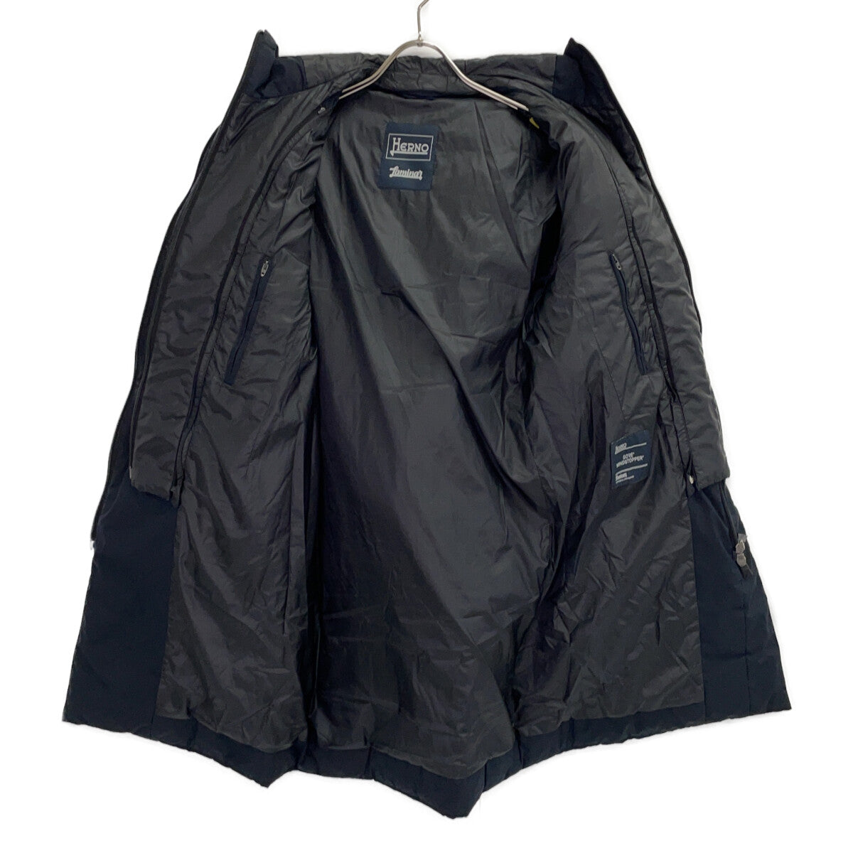 HERNO Laminar 2-Layer Windstopper Coat Black Size 46