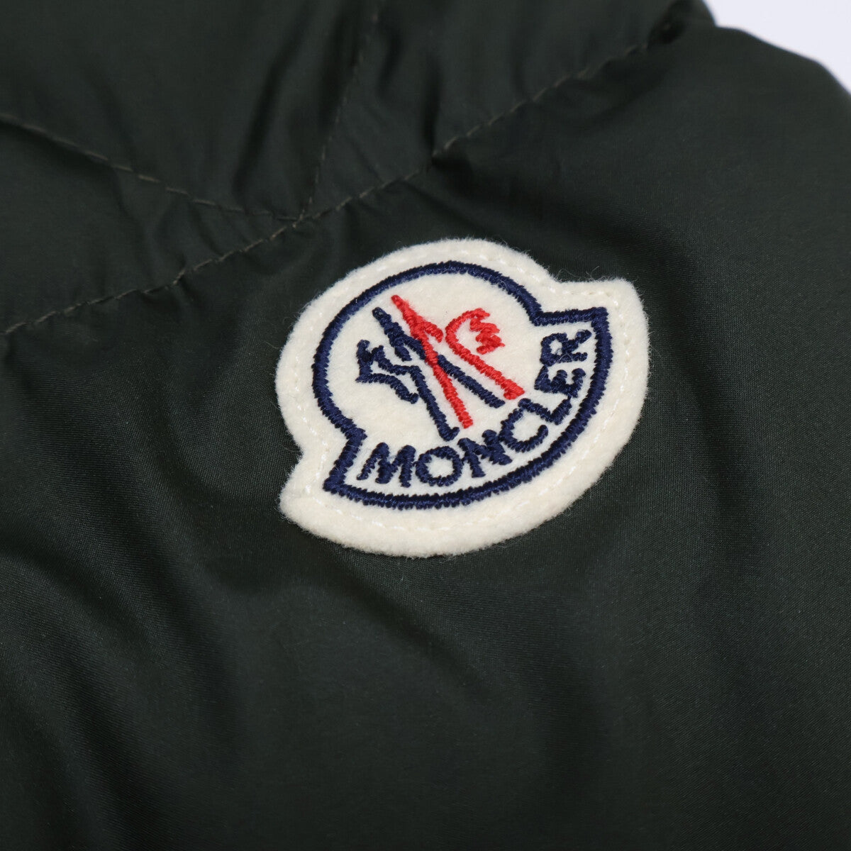 MONCLER 23' CARDERE Hooded Down Jacket Green Size 4