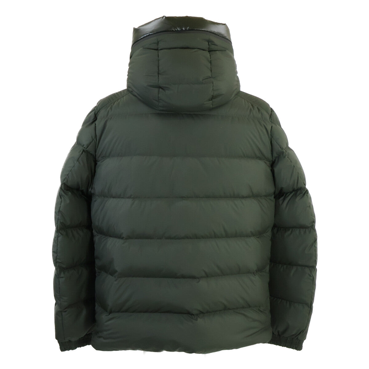 MONCLER 23' CARDERE Hooded Down Jacket Green Size 4