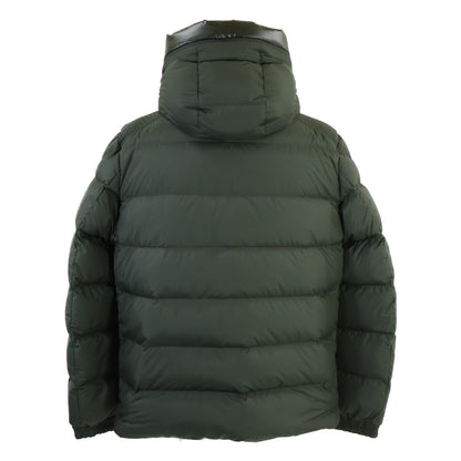 MONCLER 23' CARDERE Hooded Down Jacket Green Size 4