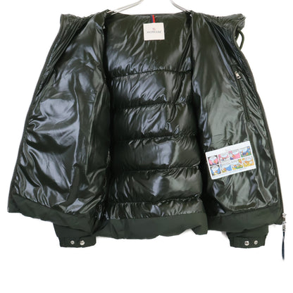 MONCLER 23' CARDERE Hooded Down Jacket Green Size 4