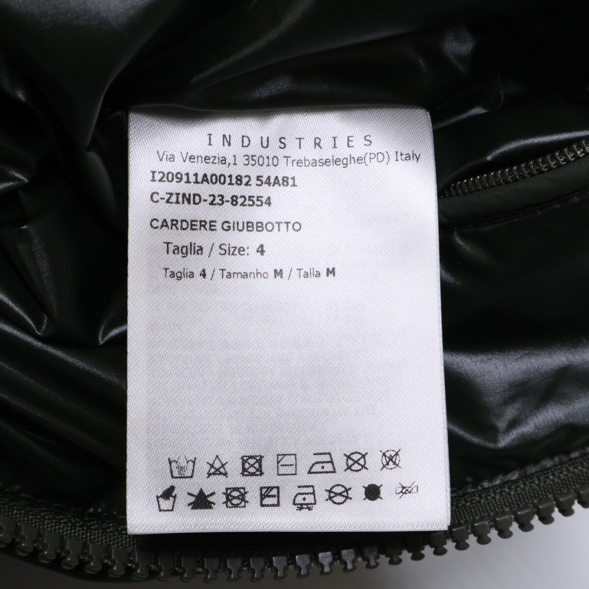 MONCLER 23' CARDERE Hooded Down Jacket Green Size 4
