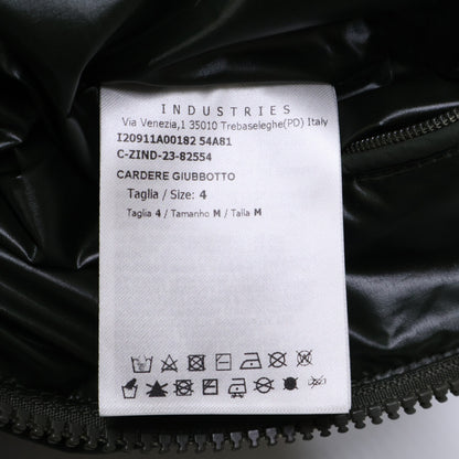 MONCLER 23' CARDERE Hooded Down Jacket Green Size 4