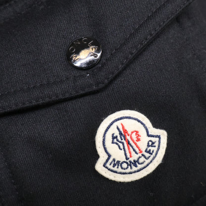 MONCLER MONTGENEVRE Wool Hooded Down Jacket Black Size 0