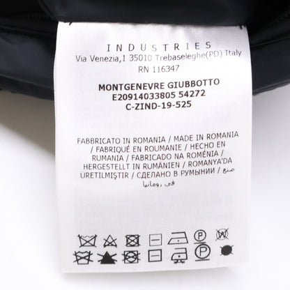 MONCLER MONTGENEVRE Wool Hooded Down Jacket Black Size 0