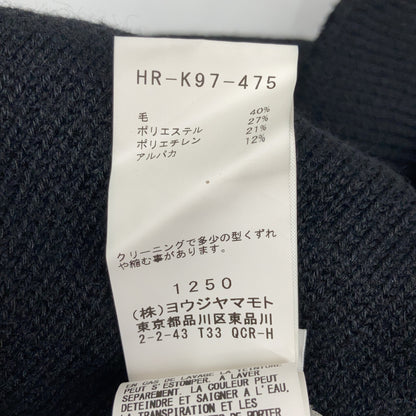 Yohji Yamamoto POUR HOMME 20AW Alpaca Knit Long Coat Size 3