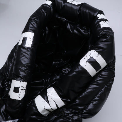 MONCLER DUBOIS Nylon Hooded Down Jacket Black Size 0