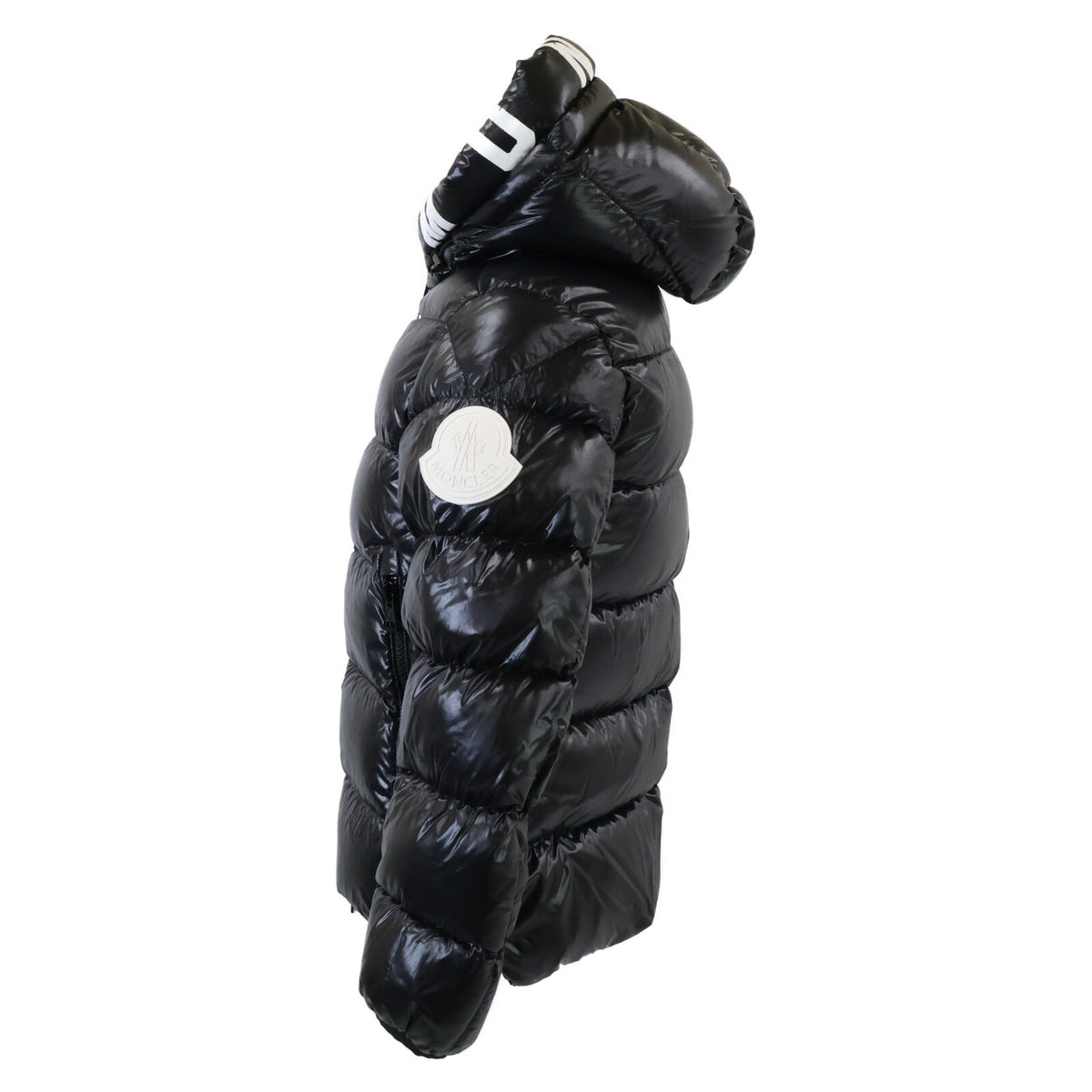 MONCLER DUBOIS Nylon Hooded Down Jacket Black Size 0
