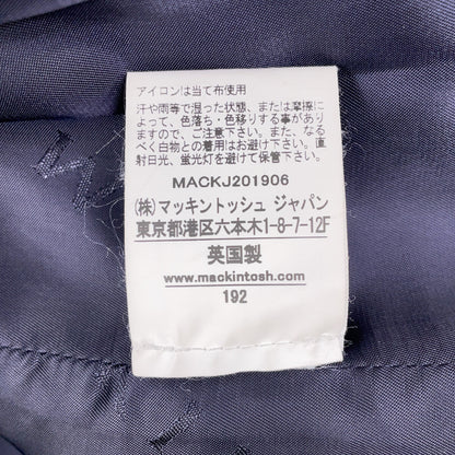MACKINTOSH GM-1001FD DUNKELD Wool Mac Coat Navy Size 34