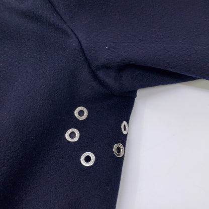 MACKINTOSH GM-1001FD DUNKELD Wool Mac Coat Navy Size 34