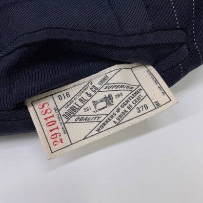 RRL Italian Wool 3-Button Stripe Blazer Navy Size 36S