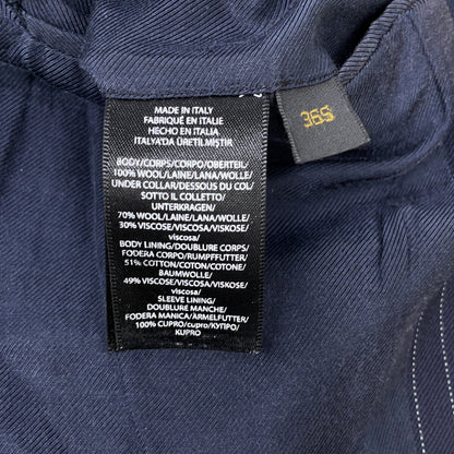 RRL Italian Wool 3-Button Stripe Blazer Navy Size 36S
