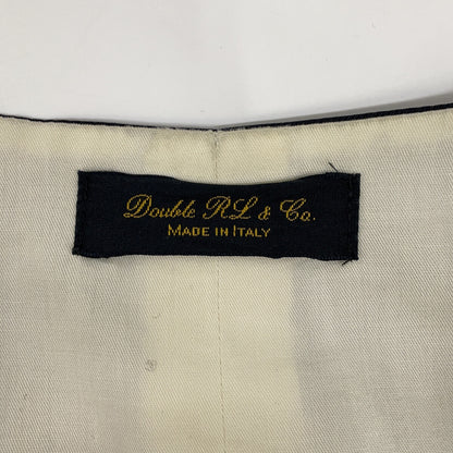 RRL Italian Wool Stripe Vest Navy Size 36S