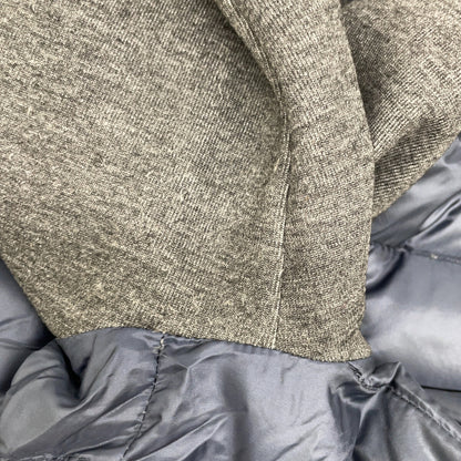HERNO Navy Charcoal Hybrid Down Jacket Size 46