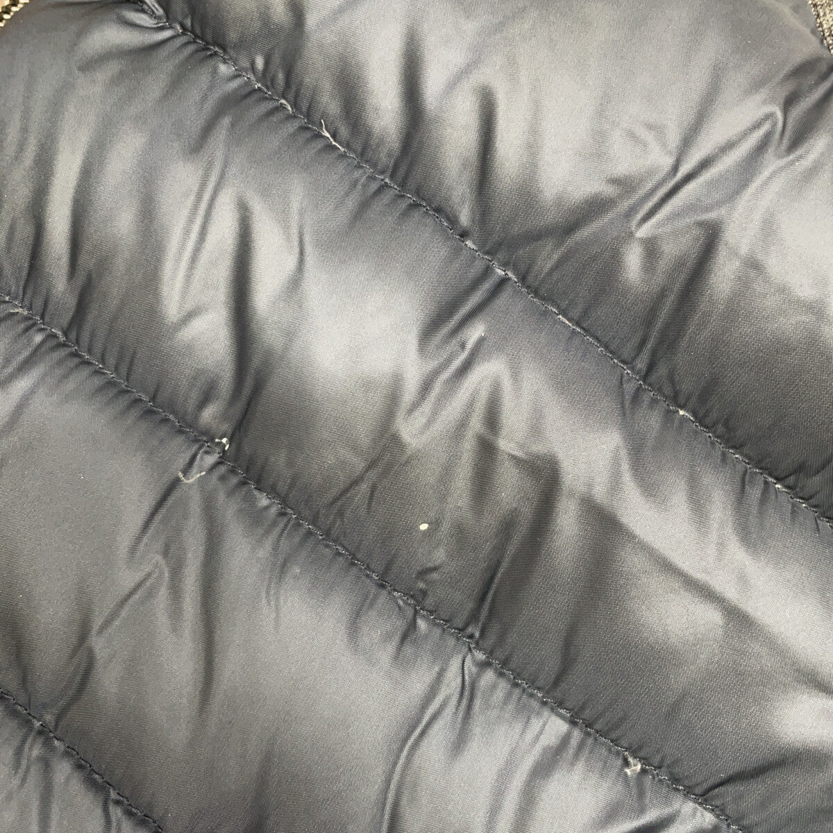 HERNO Navy Charcoal Hybrid Down Jacket Size 46