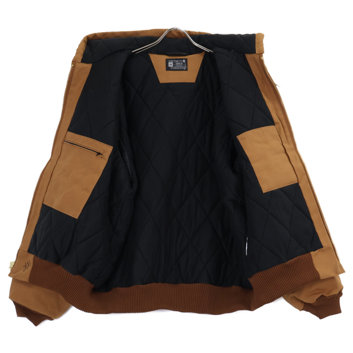 carhartt Brown Cotton DUCK ACTIVE JACKET Size XXL