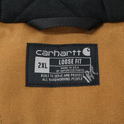 carhartt Brown Cotton DUCK ACTIVE JACKET Size XXL