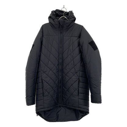 SnugPak Black Nylon Padded Long Jacket Size M