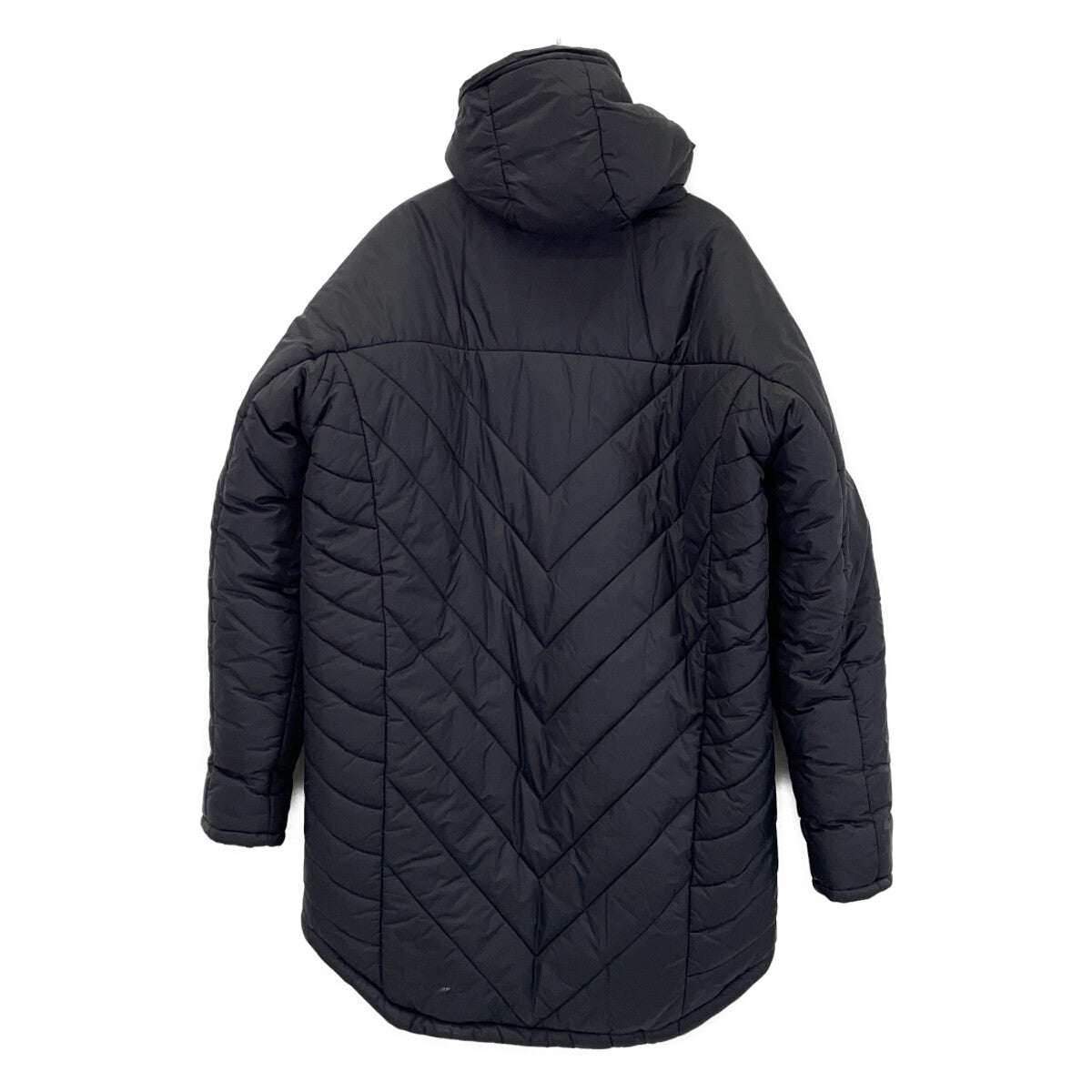 SnugPak Black Nylon Padded Long Jacket Size M