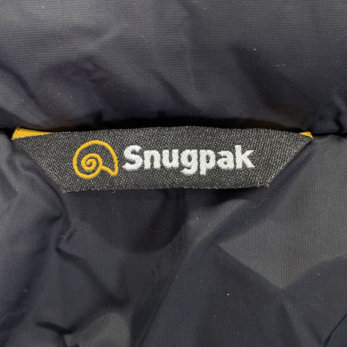 SnugPak Black Nylon Padded Long Jacket Size M