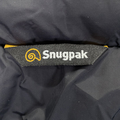 SnugPak Black Nylon Padded Long Jacket Size M
