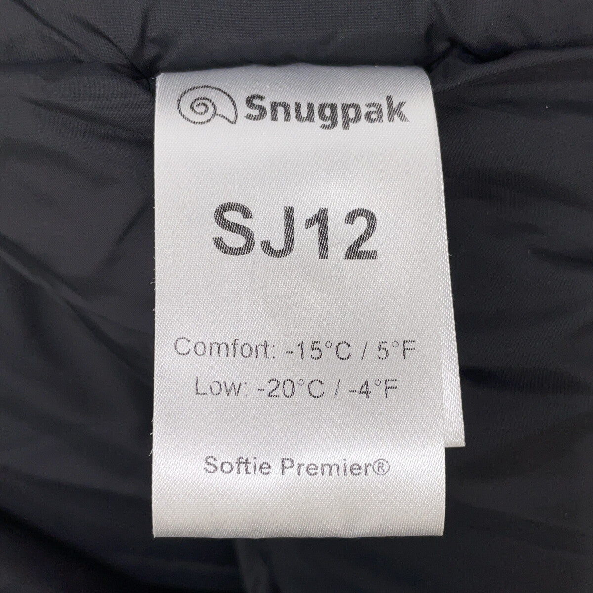 SnugPak Black Nylon Padded Long Jacket Size M