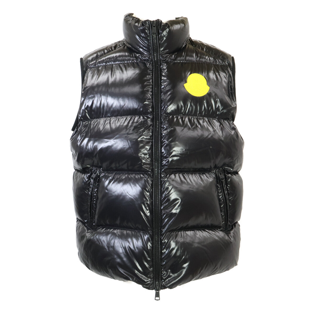 MONCLER 24AW SUMIDO Felt Patch Down Vest Black Size 5